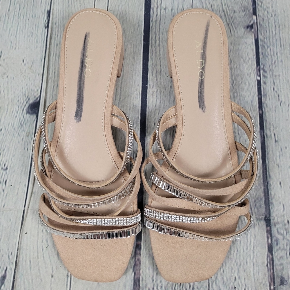 ALDO | gem studded sample strappy sandals